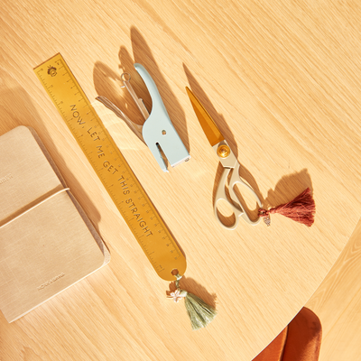 DESIGNWORKS INK Règle Pompon Or