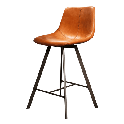 Tabouret de plan de travail Ziggy Cognac 1 place