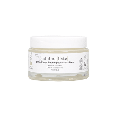 MINIMA(LISTE) Déodorant Baume peaux sensibles Transparent 50ML