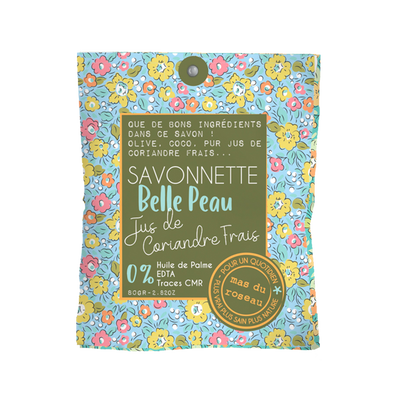 MAS DU ROSEAU Savon Belle peau pur jus de coriandre Vert Jus de coriandre 80G