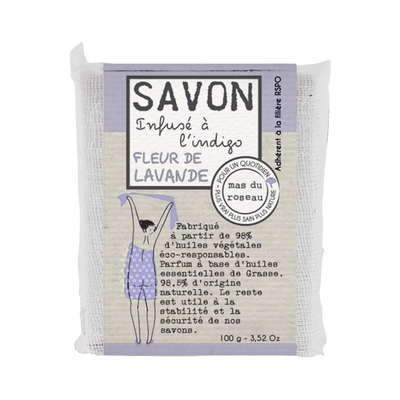 MAS DU ROSEAU Savon Lavande Blanc Lavande 100G