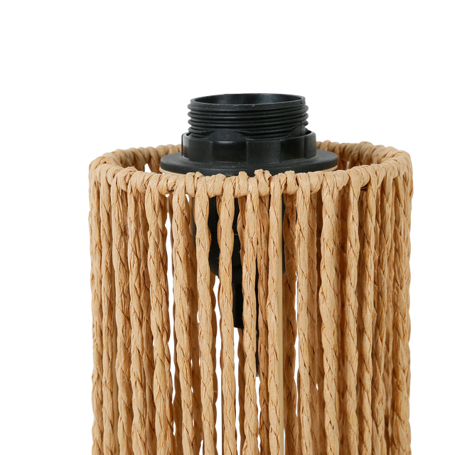 Lampe à poser CALYP coloris corde 30 x 10,5 cm