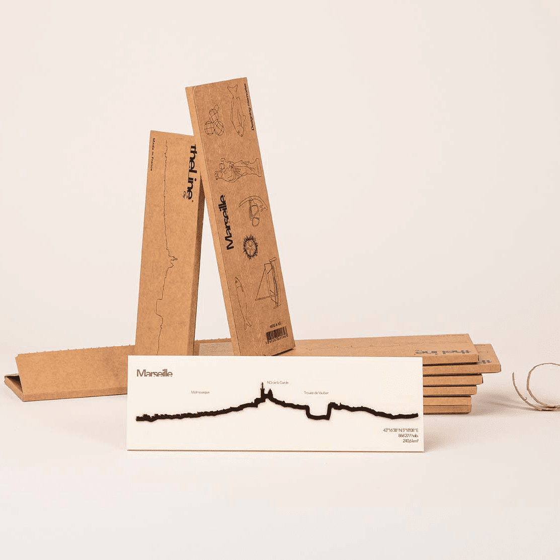 THELINE Déco murale métal Theline marseille mini Noir