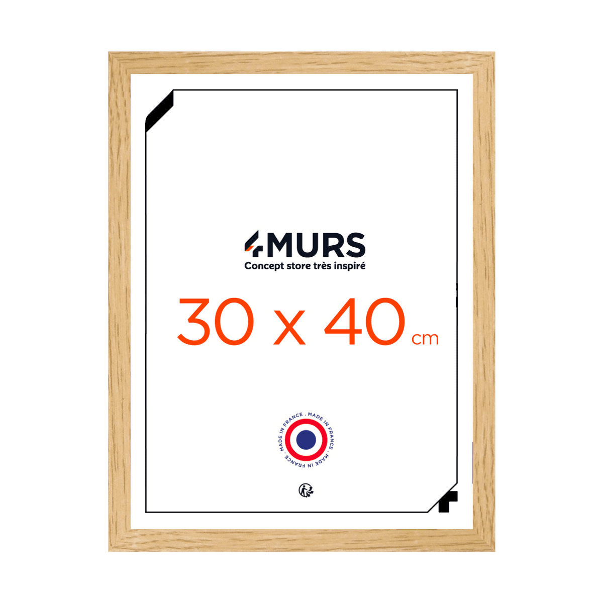 4MURS Cadre photo Chêne Chêne