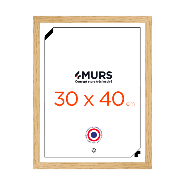 4MURS Cadre photo CHÊNE 30 x 40 cm