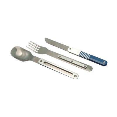 AKINOD Coffret couverts 12h34 marinière Bleu