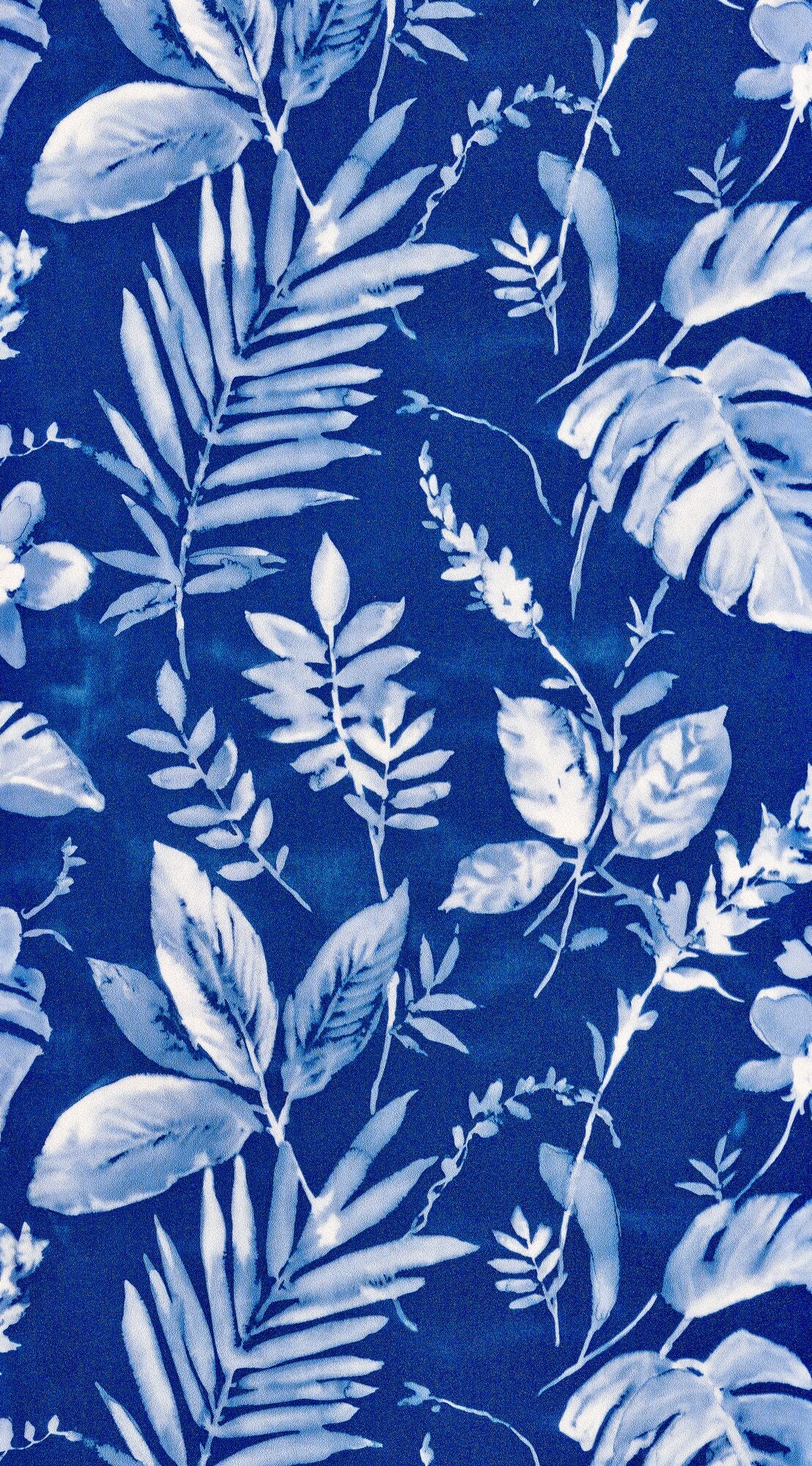 Papier peint intissé Cariena Bleu outremer