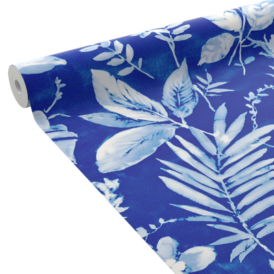 Papier peint intissé Cariena Bleu outremer