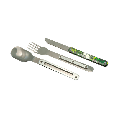 AKINOD Coffret couverts 12h34 jungle Vert