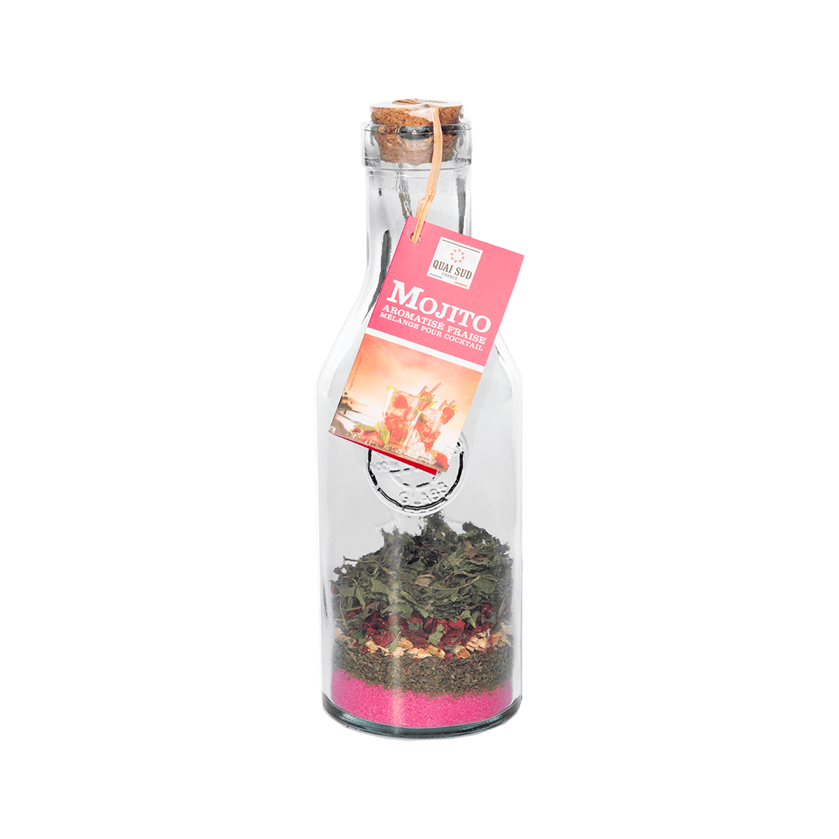 QUAI SUD Mélange pour cocktail Mojito fraise 150G