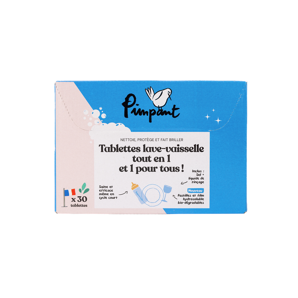PIMPANT Tablettes lave-vaisselle Tout en 1 Bleu 360G