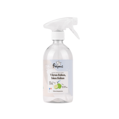 PIMPANT Bouteille rechargeable Contenant vitres Bleu 500ML