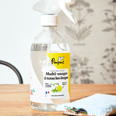 PIMPANT Bouteille rechargeable Contenant multi-usages Jaune 500ML