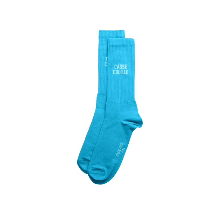 FÉLICIE AUSSI Chaussettes Casse-couille Turquoise