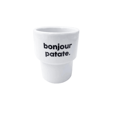 FÉLICIE AUSSI Gobelet Bonjour patate Blanc 300ML