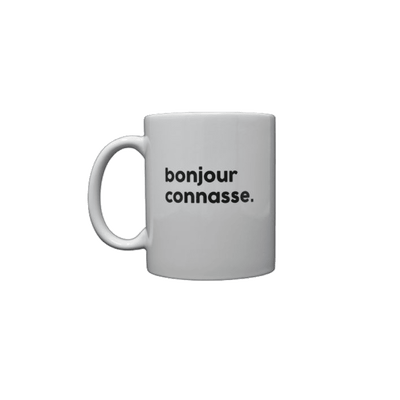 FÉLICIE AUSSI Mug Bonjour connasse Blanc 300ML