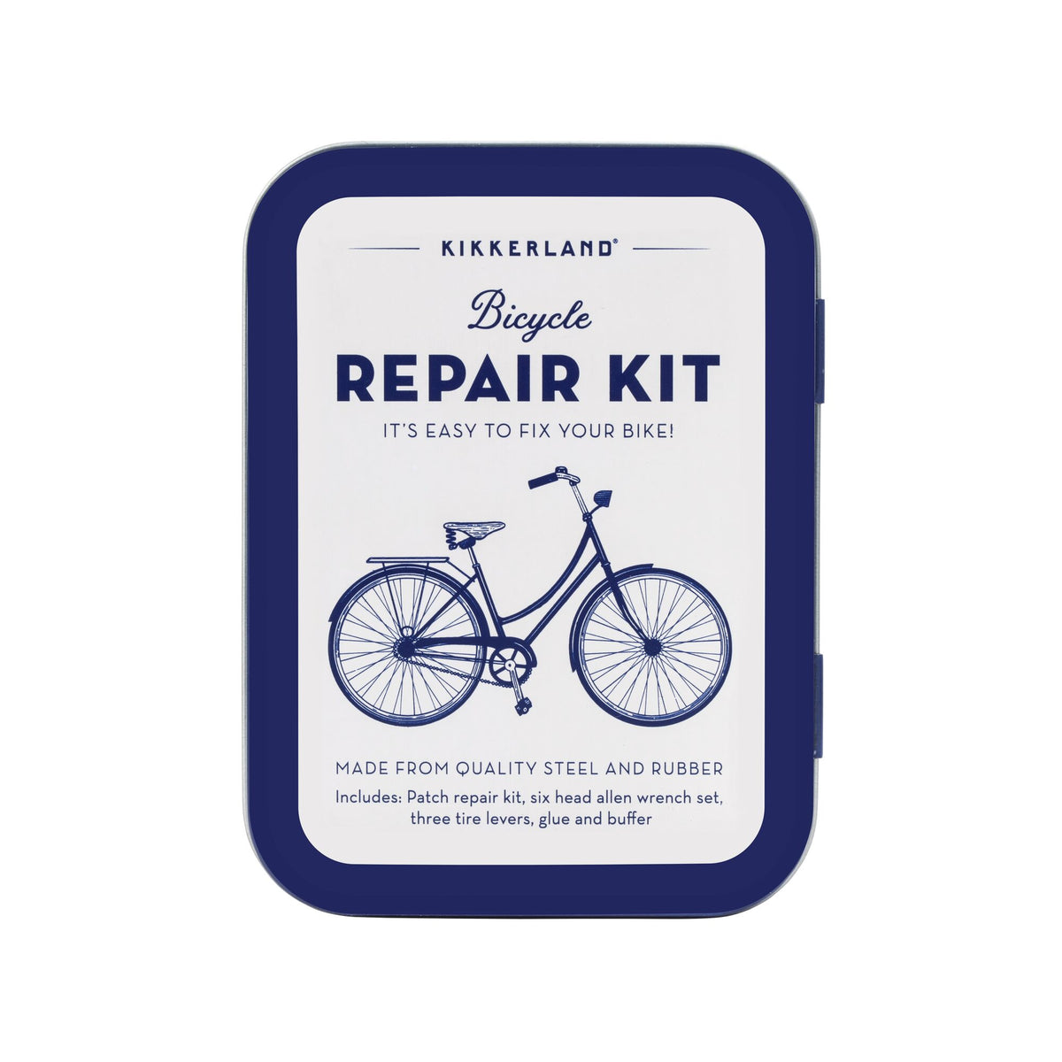 KIKKERLAND Kit Réparation vélo Blanc