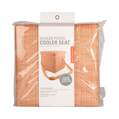 KIKKERLAND Sac isotherme Sac tabouret 2 en 1 Beige