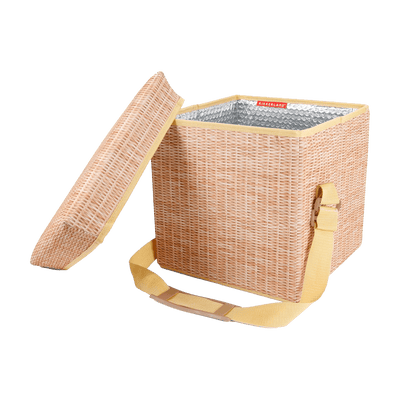 KIKKERLAND Sac isotherme Sac tabouret 2 en 1 Beige