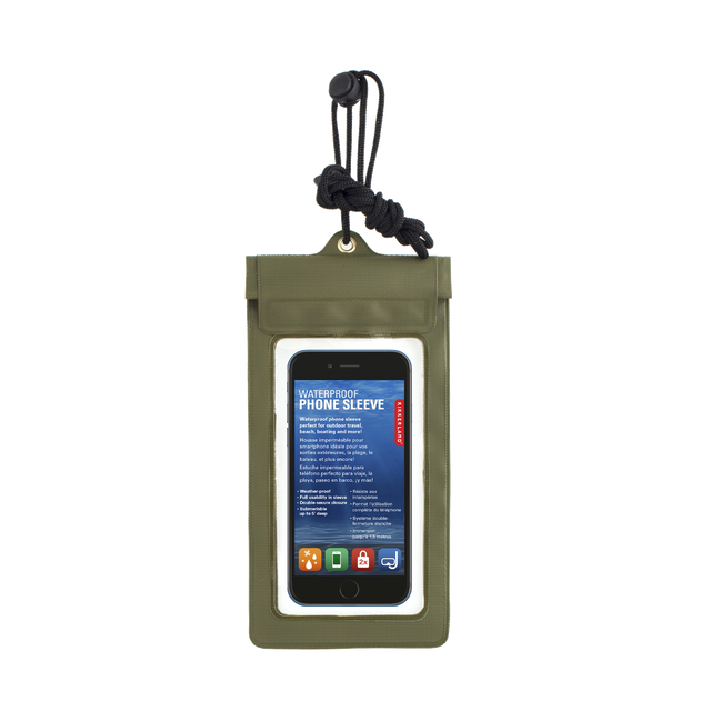Kikkerland Porte-téléphone POCHETTE POUR SMARTPHONE WATERPROOF vert