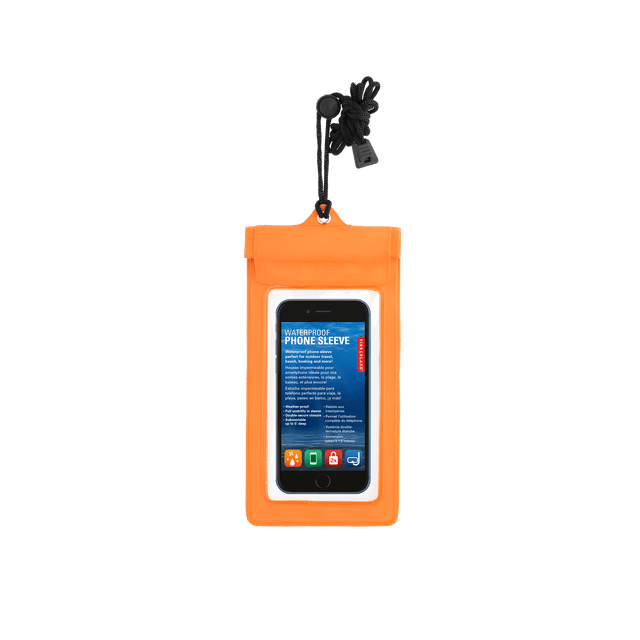Kikkerland Porte-téléphone POCHETTE POUR SMARTPHONE WATERPROOF orange