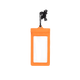 KIKKERLAND Porte-téléphone Pochette pour smartphone waterproof Orange