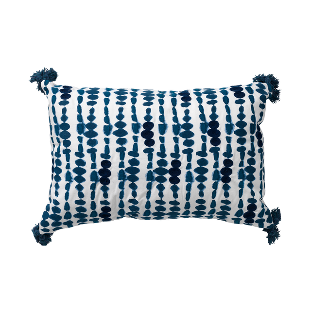 Coussin GABANNA coloris bleu 40 x 60 cm