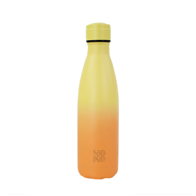 YOKO DESIGN Gourde isotherme Sorbet agrumes Jaune 500ML