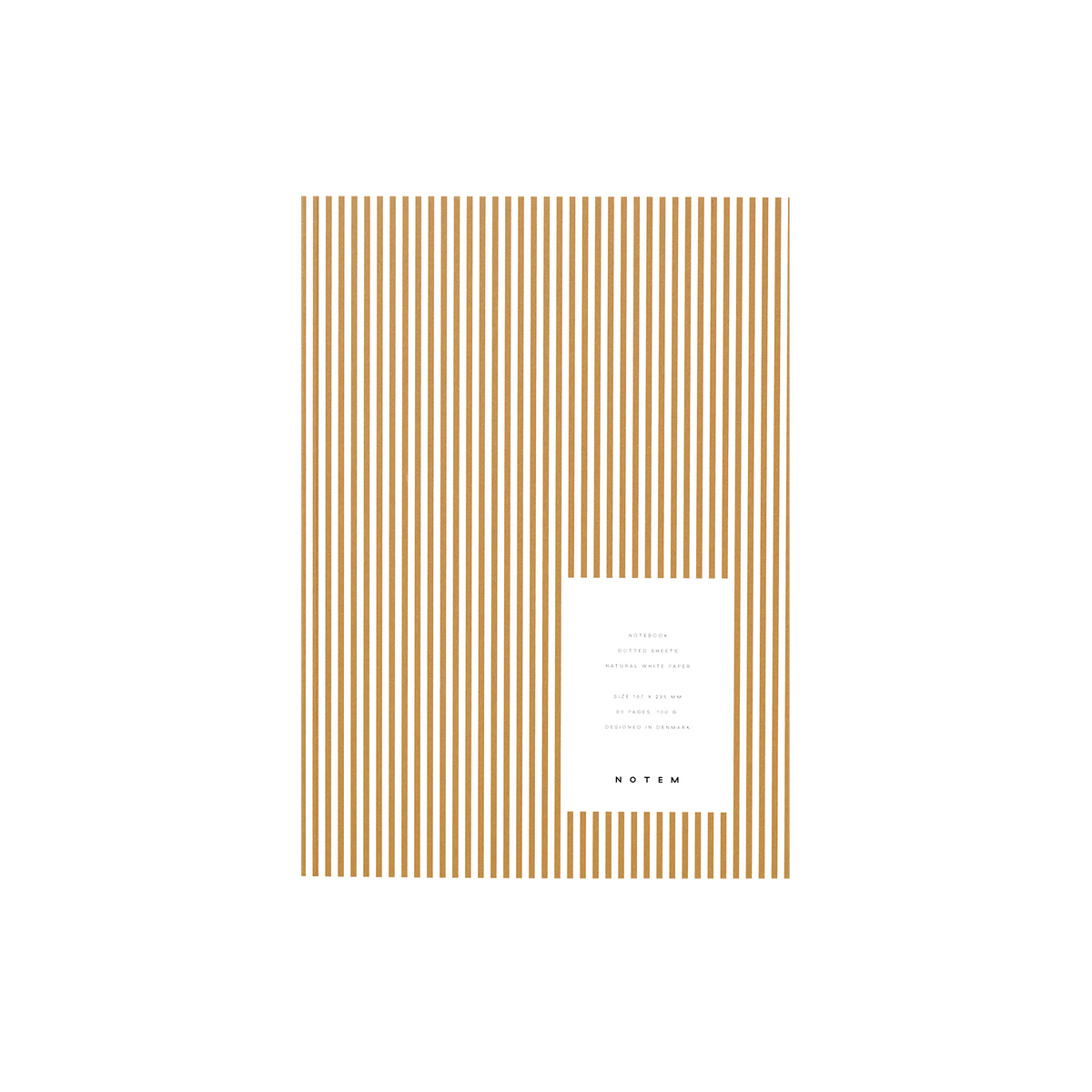 NOTEM Carnet Vita medium Ocre