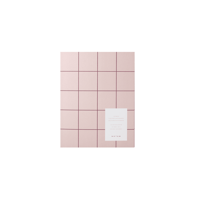NOTEM Carnet UMA LARGE coloris rose
