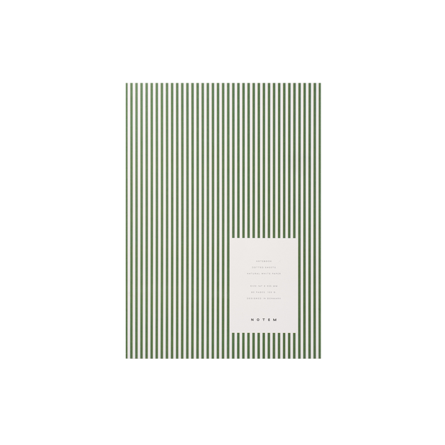 NOTEM Carnet VITA MEDIUM coloris vert