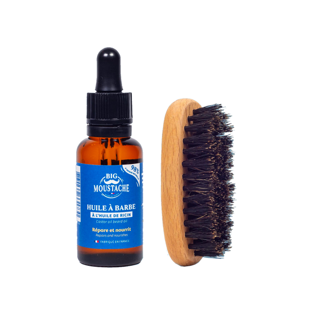 Big Moustache Soin barbe KIT INDISPENSABLE DU BARBU