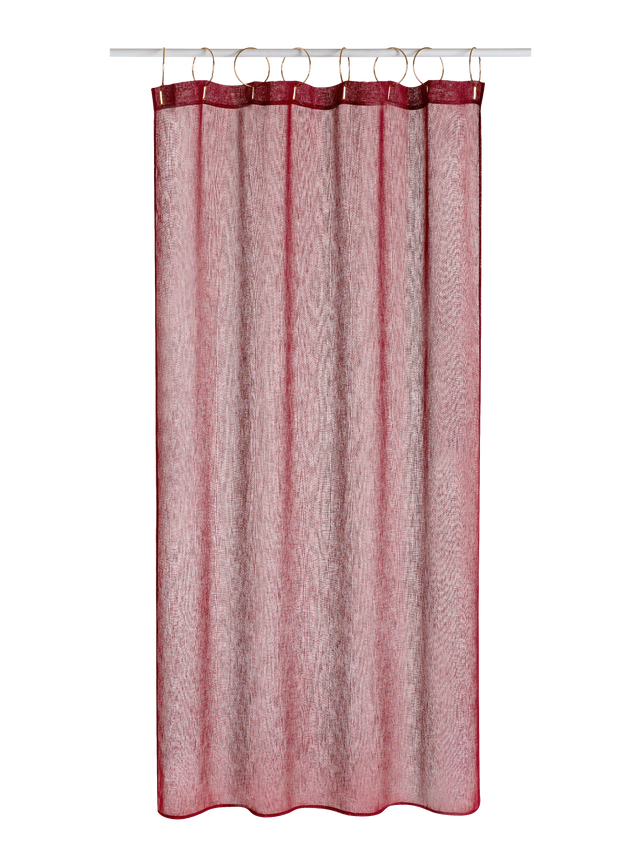 Voilage IRIBE coloris marsala 140 x 240 cm