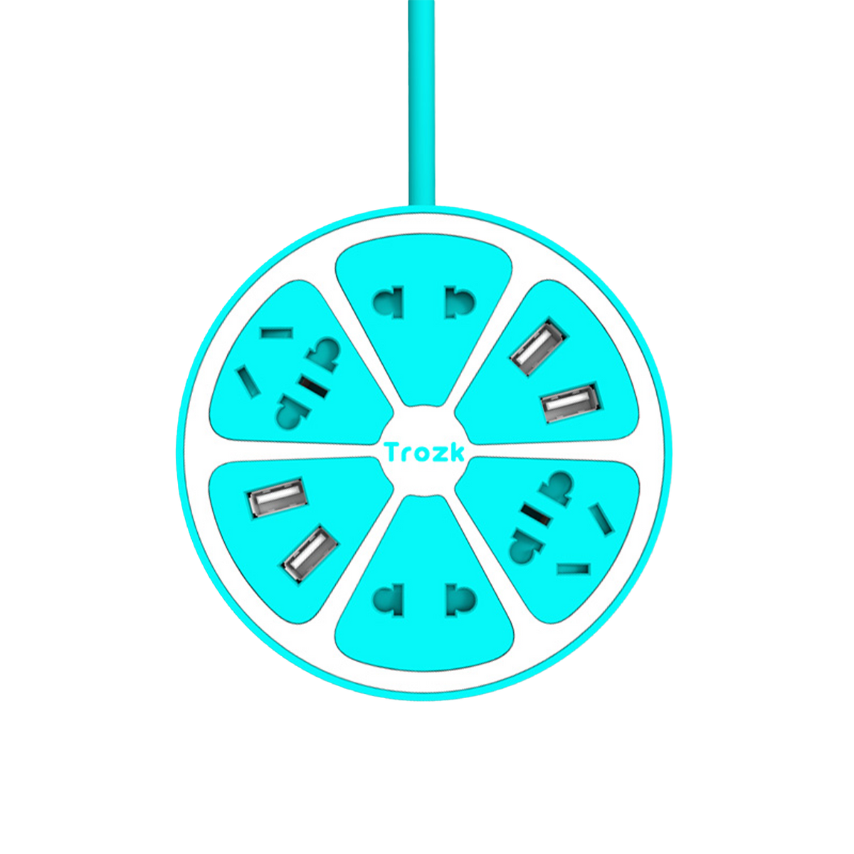 TROZK Chargeur Agrume Bleu