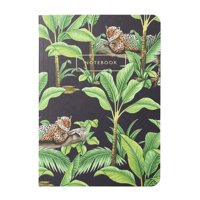 CREATIVE LAB AMSTERDAM Carnet PANTHER BY NIGHT coloris vert