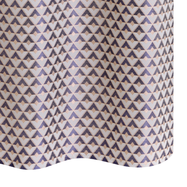 Rideau KAPRIA coloris bleu nuit 140 x 260 cm