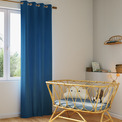 Rideau occultant Gloom Bleu jean