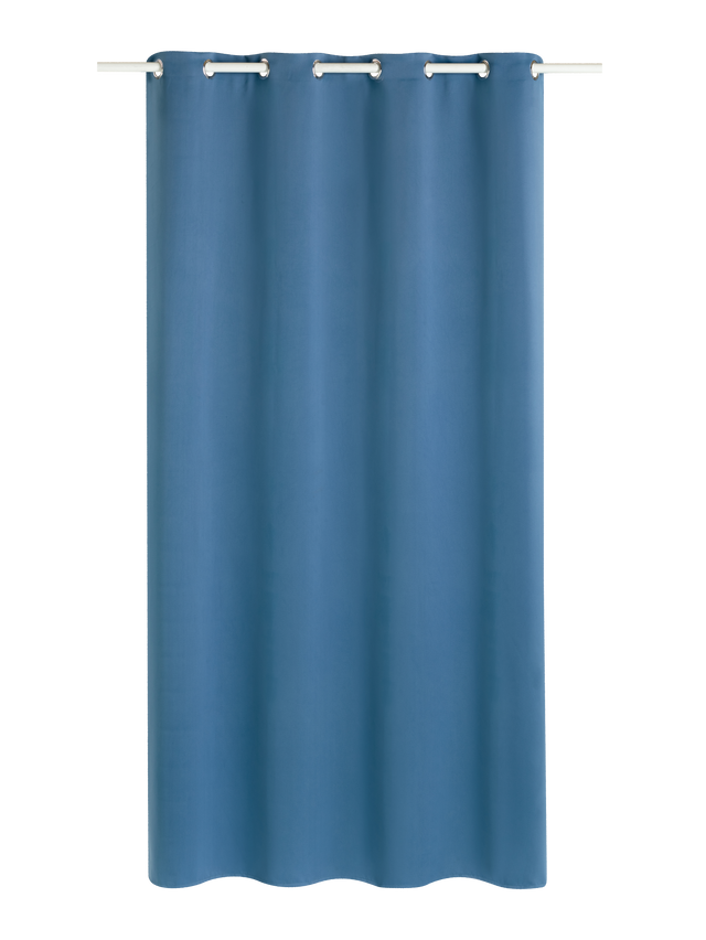 Rideau occultant GLOOM coloris bleu jean 140 x 240 cm