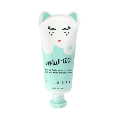 INUWET Crème mains Chat vanille coco Bleu Vanille coco 60ML