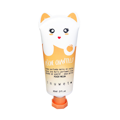 INUWET Crème mains Chat pêche Orange Peche 60ML