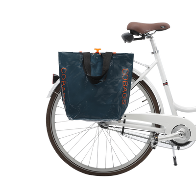 COBAGS Sacoche vélo Cabas porte bagages Bleu