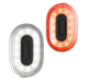 Accessoire de vélo Feu de signalisation 2 en 1 Rouge et blanc