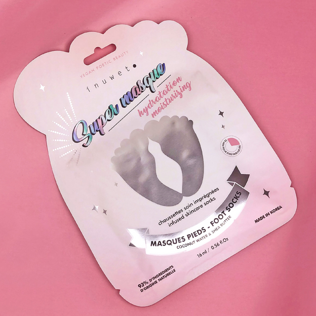 Inuwet Masque PIEDS - HYDRATANT Beurre de karité et coco