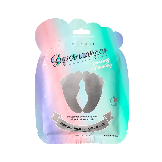 Inuwet Masque PIEDS - EXFOLIANT fruits et thé vert