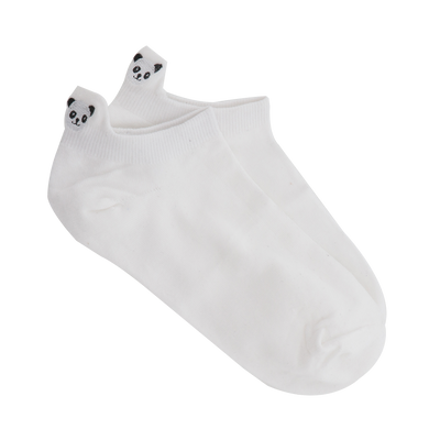 TITES CHAUSSETTES Chaussettes Languette panda Blanc