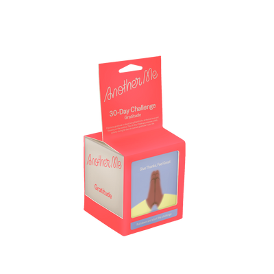 DOIY Jeu défi 30 jours gratitude Rouge