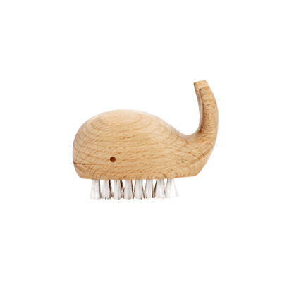 KIKKERLAND Brosse à récurer Baleine Bois