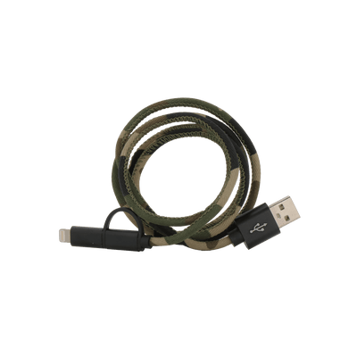 SUCK UK Chargeur Camo usb Vert