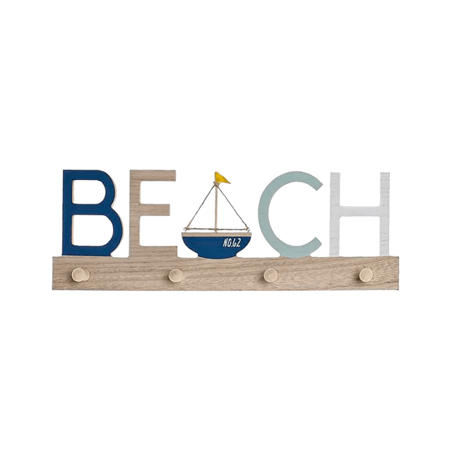 Patère BELLE-ILE coloris brun et bleu