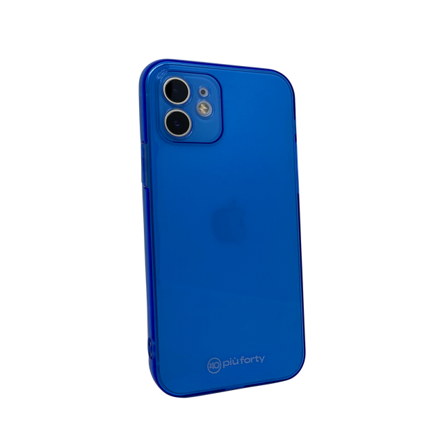 PIU FORTY Coque de téléphone COQUE TPU IPHONE 12 BLEU FLUO bleu